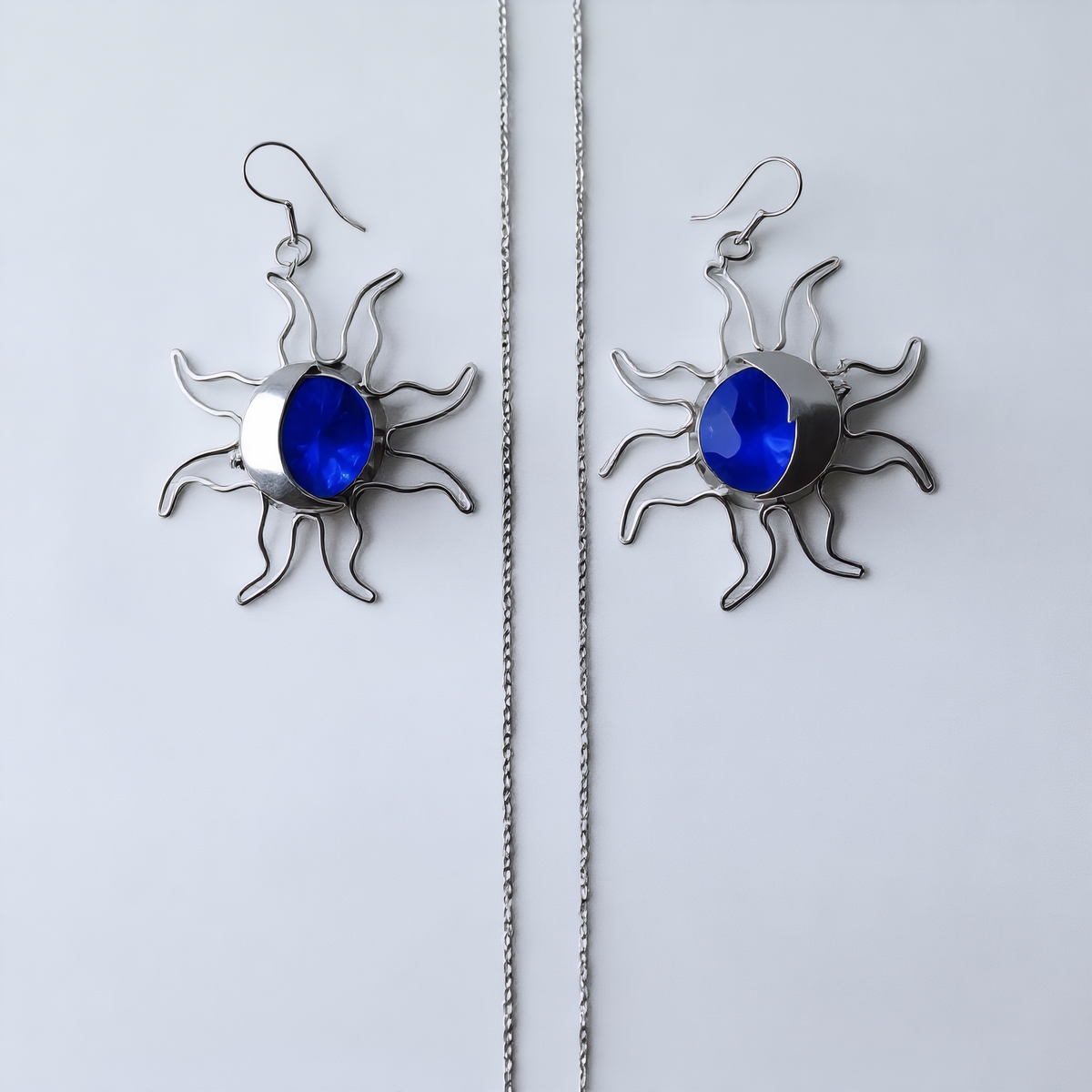 Blue Fire complete set in context displaying power, elegance and magical radiance