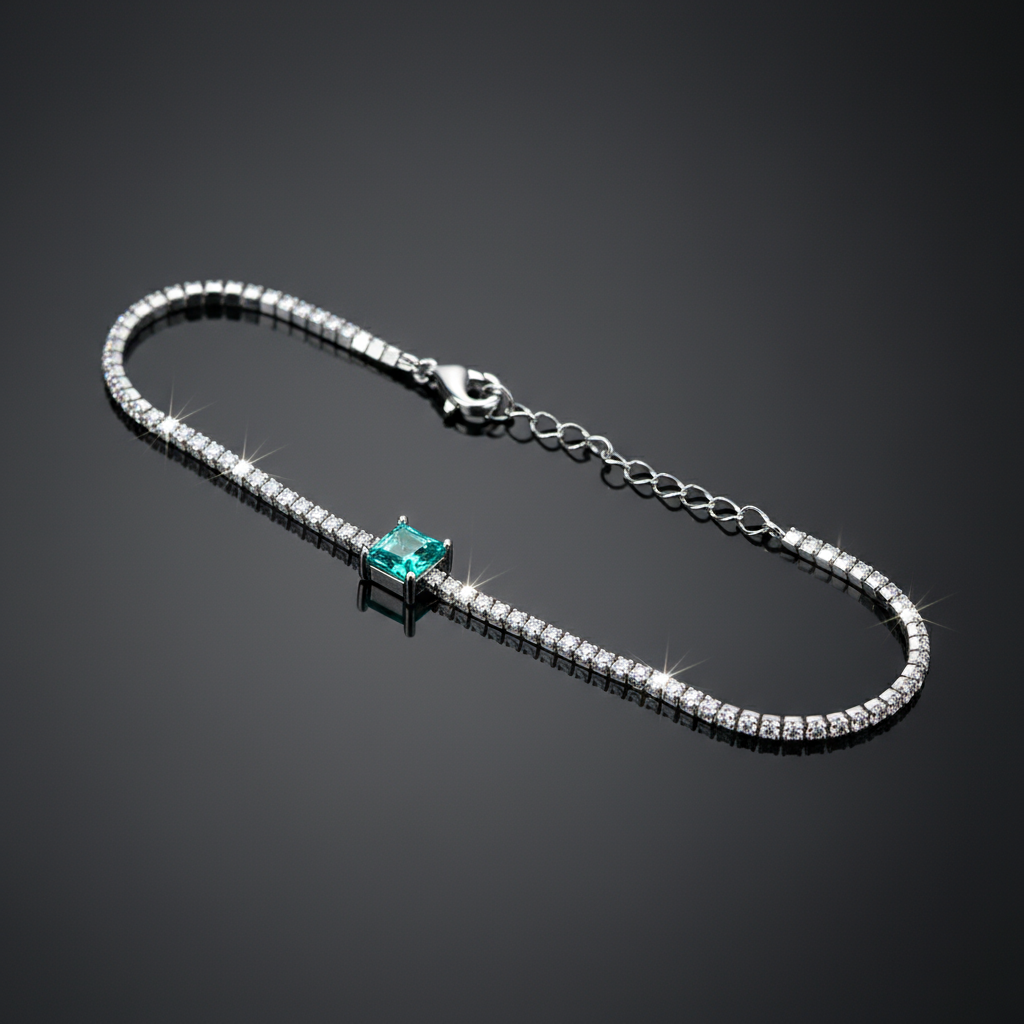 Green Essence bracelet in context displaying strength, beauty and meaningful elegance