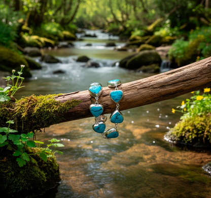 Heart of Heaven bracelet in context displaying calm energy and pure water symbolism